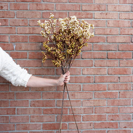 Faux Berry Stem Greenery 
