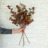Faux Brown Berry Spray 27" Greenery 