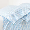 Feather Ogee French Blue Sheet Set Sheet Set 
