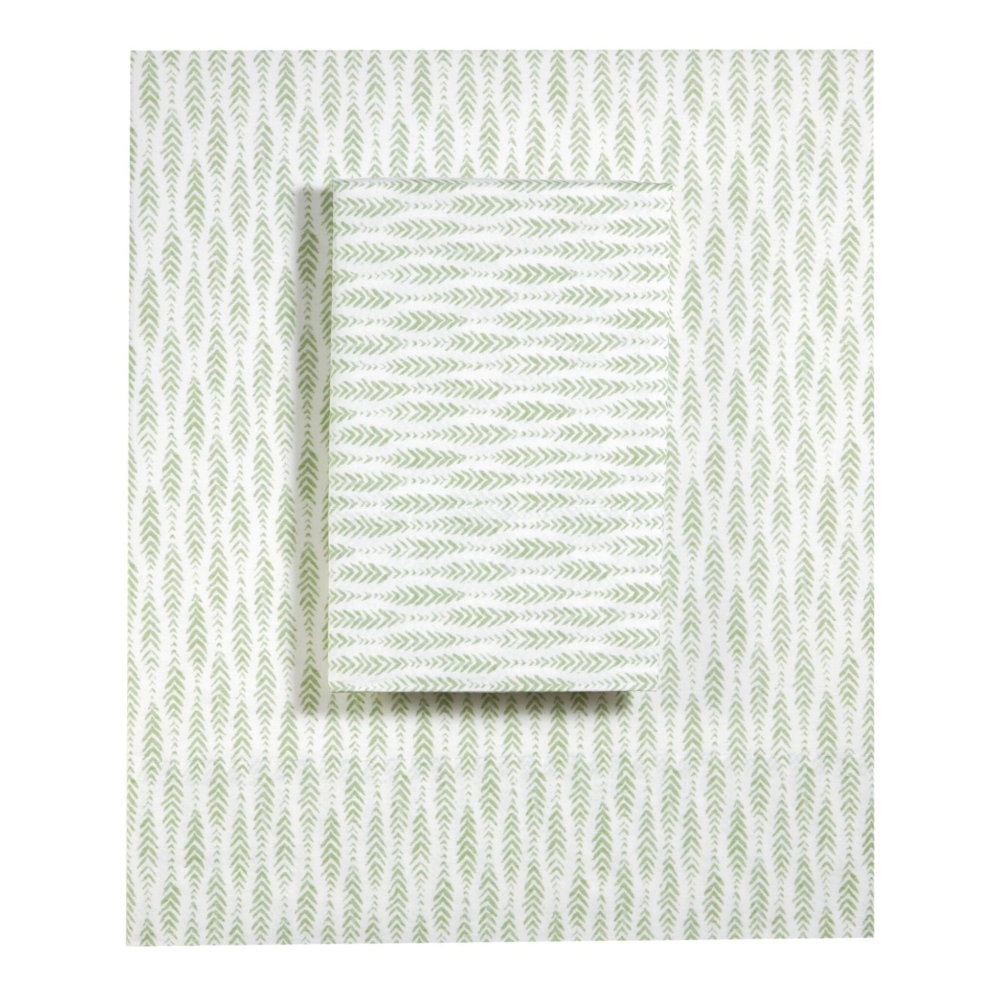 Feather Ogee Sage Sheet Set Sheet Set 