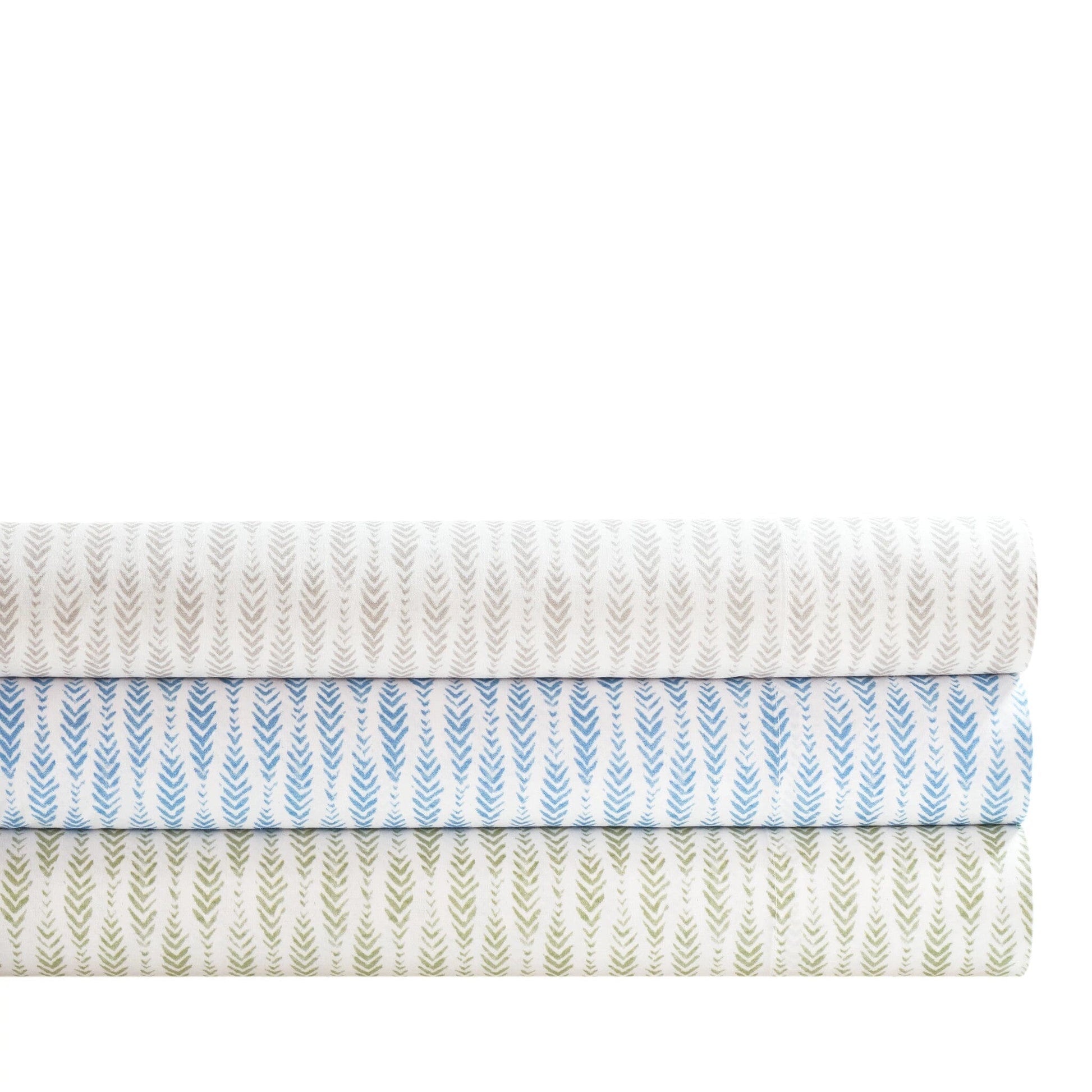 Feather Ogee Sage Sheet Set Sheet Set 