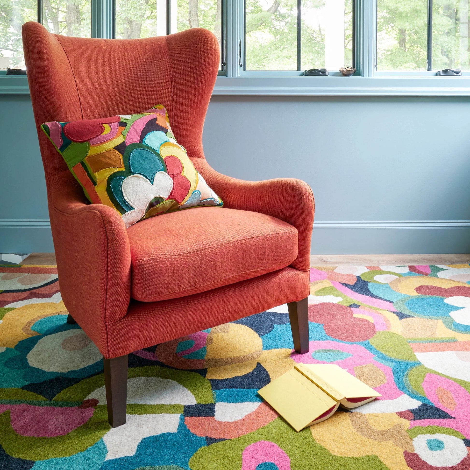 Field of Dreams Multi Hand Tufted Wool Rug Rugs 