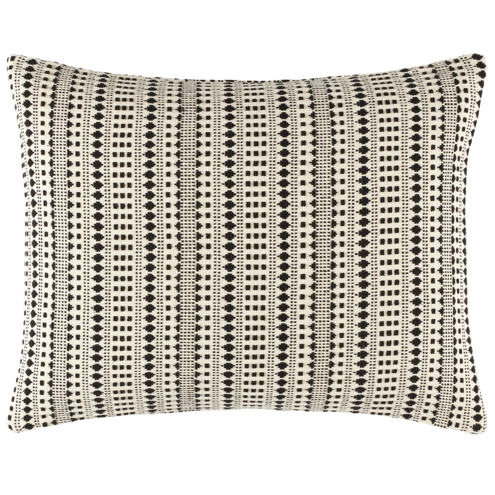 Fira Jacquard Black Coverlet Sham Coverlet Sham 