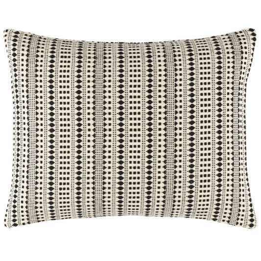 Fira Jacquard Black Coverlet Sham Coverlet Sham 
