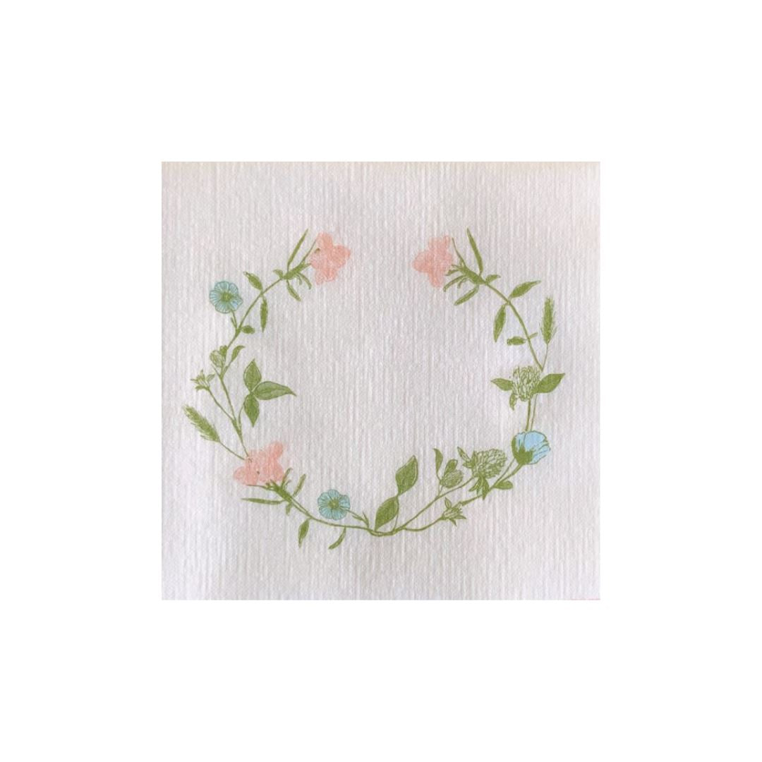 Fleurs des pres - Paviot Cocktail Napkin Linens 