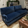 Floor Model - Stephen Sofa, Prima Velvet French Blue 