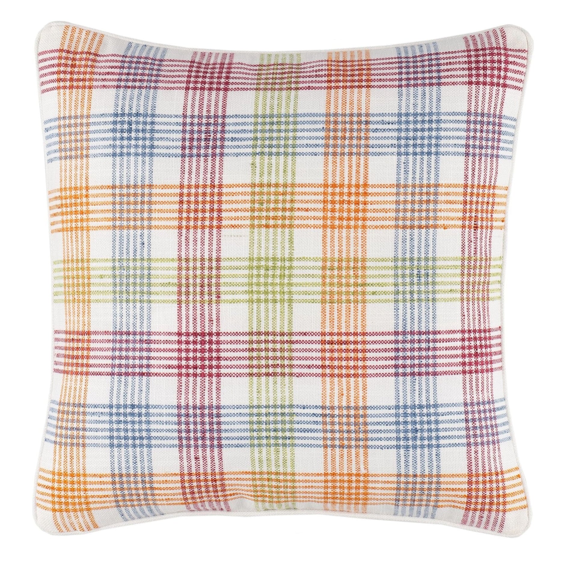 Floris Plaid Multi Decorative Indoor/Outdoor Pillow Indoor/Outdoor Pillow 