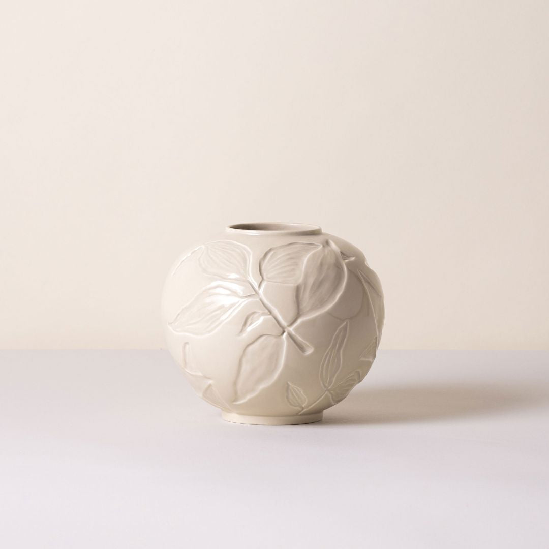 Florita Vase 15cm- Glazed Sandstone Vases, Planters & Jars 