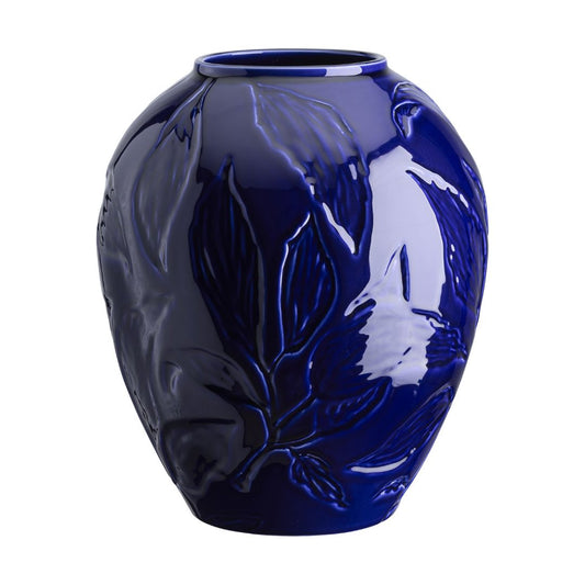 Florita Vase 30cm- Glazed Agate Blue Vases, Planters & Jars 
