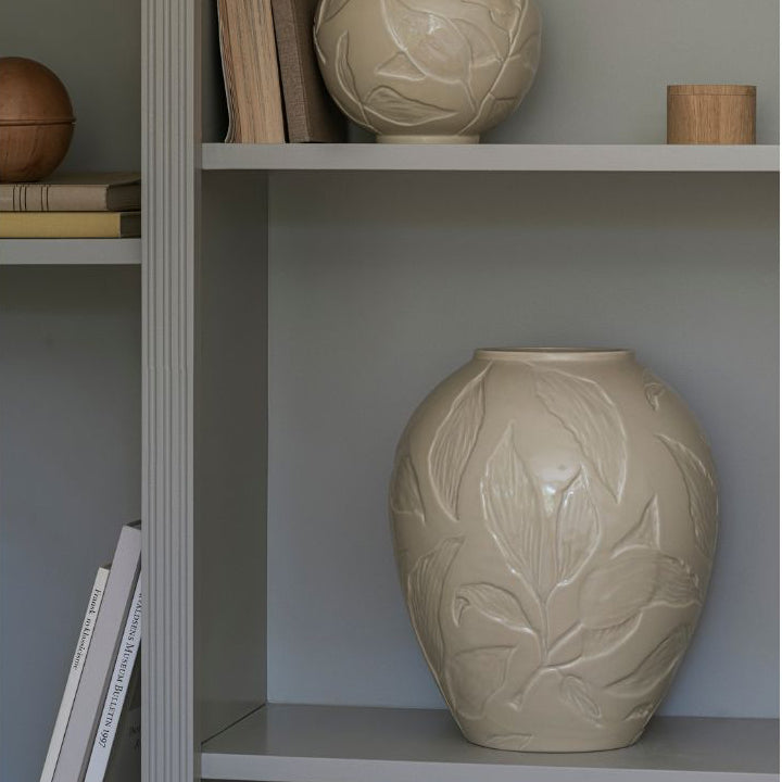 Florita Vase 30cm- Glazed Sandstone Vases, Planters & Jars 