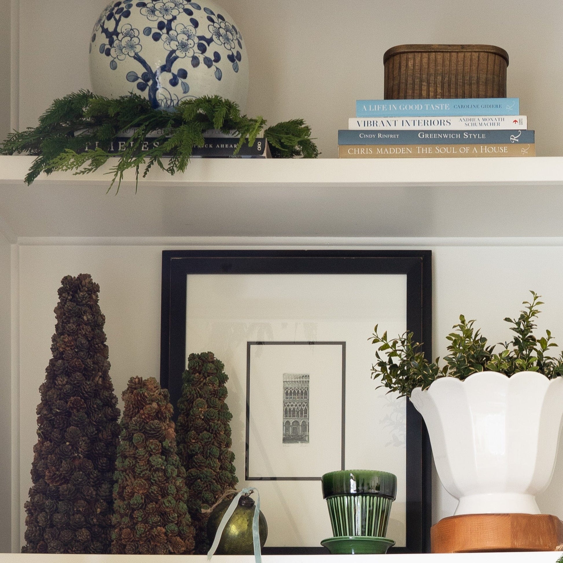 Fluted Mango Wood Box Objects & Accents 