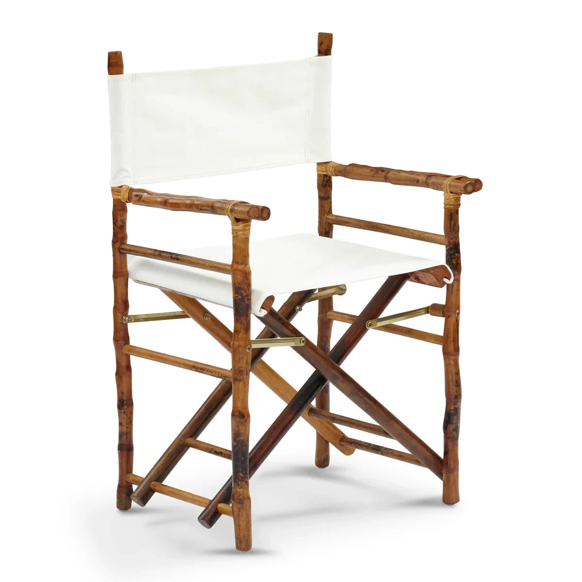 Folding Campaign Director Chair- Pair Dining Chairs 