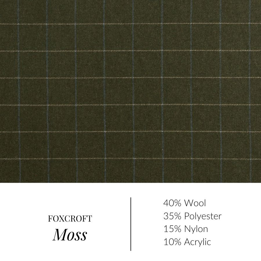 Foxcroft Moss Fabric By the Yard 