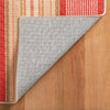 Framboise Ticking Multi Machine Washable Rug WASHABLE 