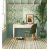 Francisco Green Handwoven Cotton Rug Rugs 