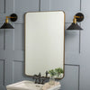 Franco Gold Metal Mirror Mirrors 