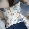 French Blue Velvet - Lumbar Pillows 