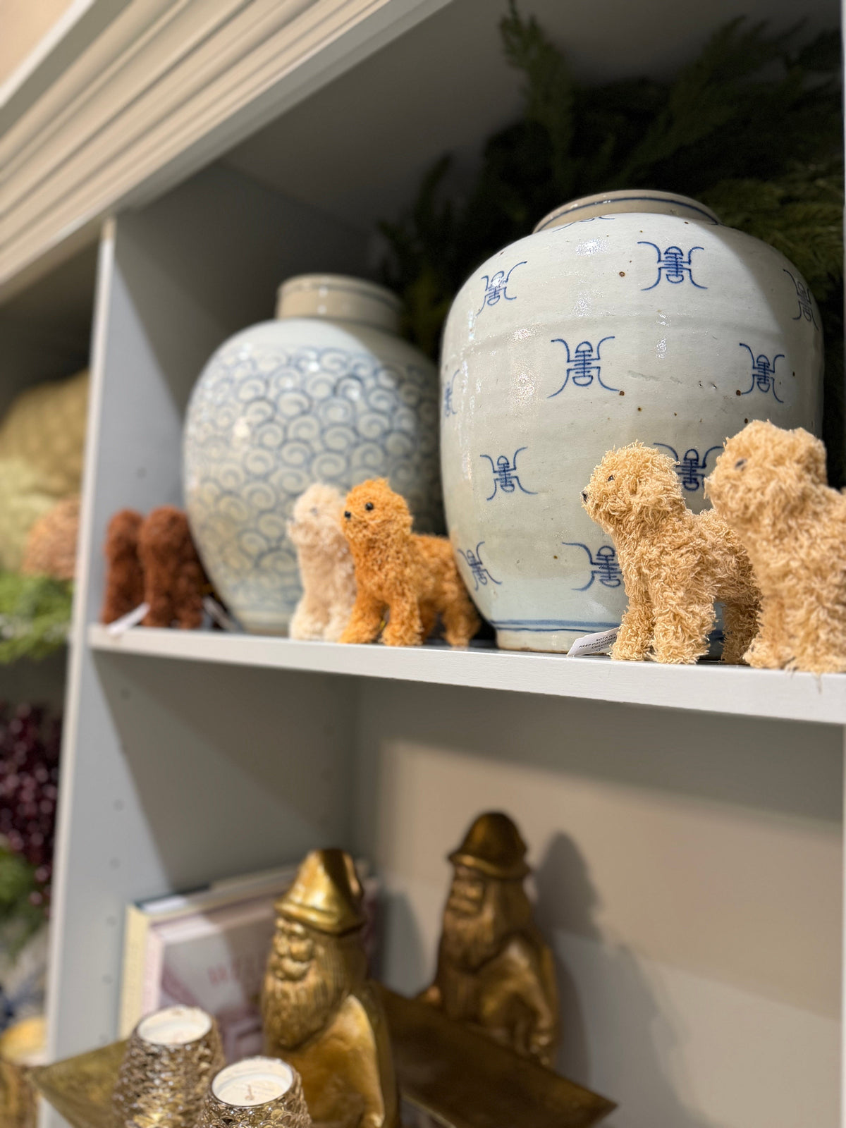 Furry Poodle Ornament Objects & Accents 