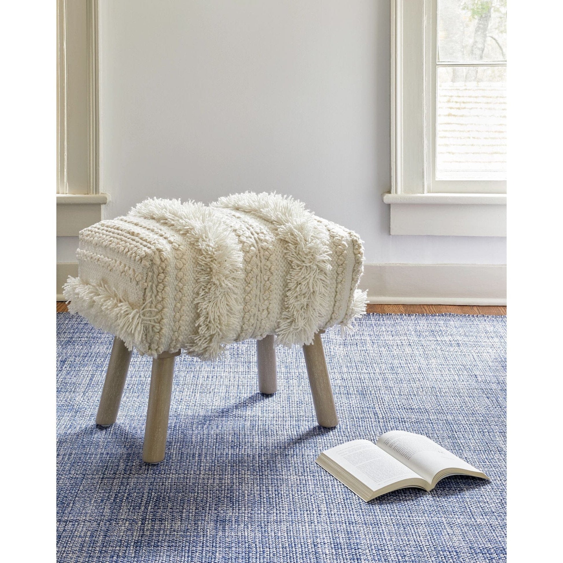 Fusion Blue Handwoven Indoor/Outdoor Rug Rugs 