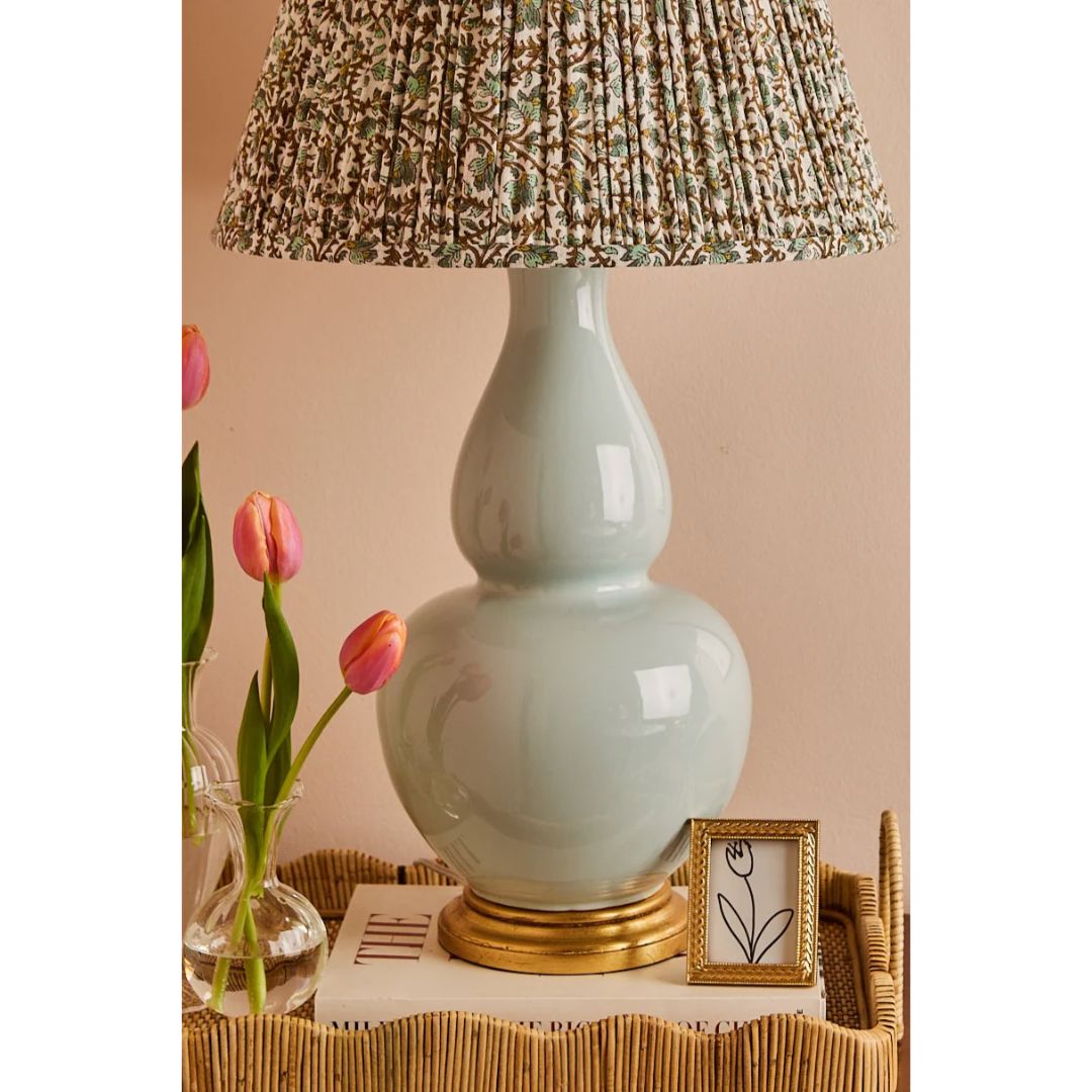 Gathered Anika Botanical Lampshade Tables Lamps 
