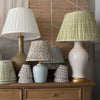 Gathered Tulipiere Lampshade - Pear Tables Lamps 