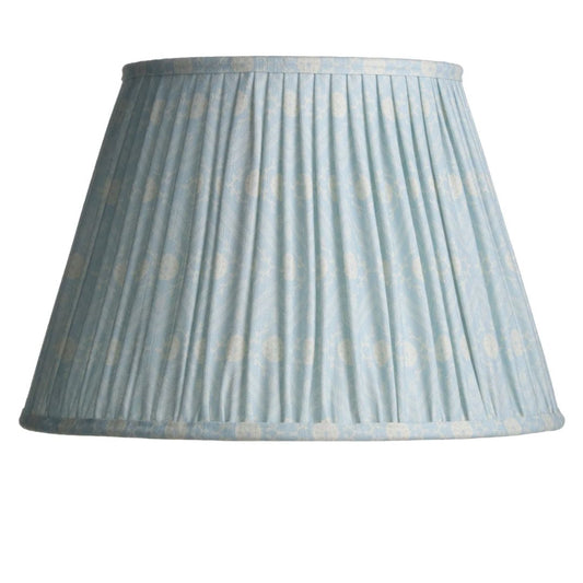 Gathered Tulipiere Lampshade - Wedgewood Blue Tables Lamps 