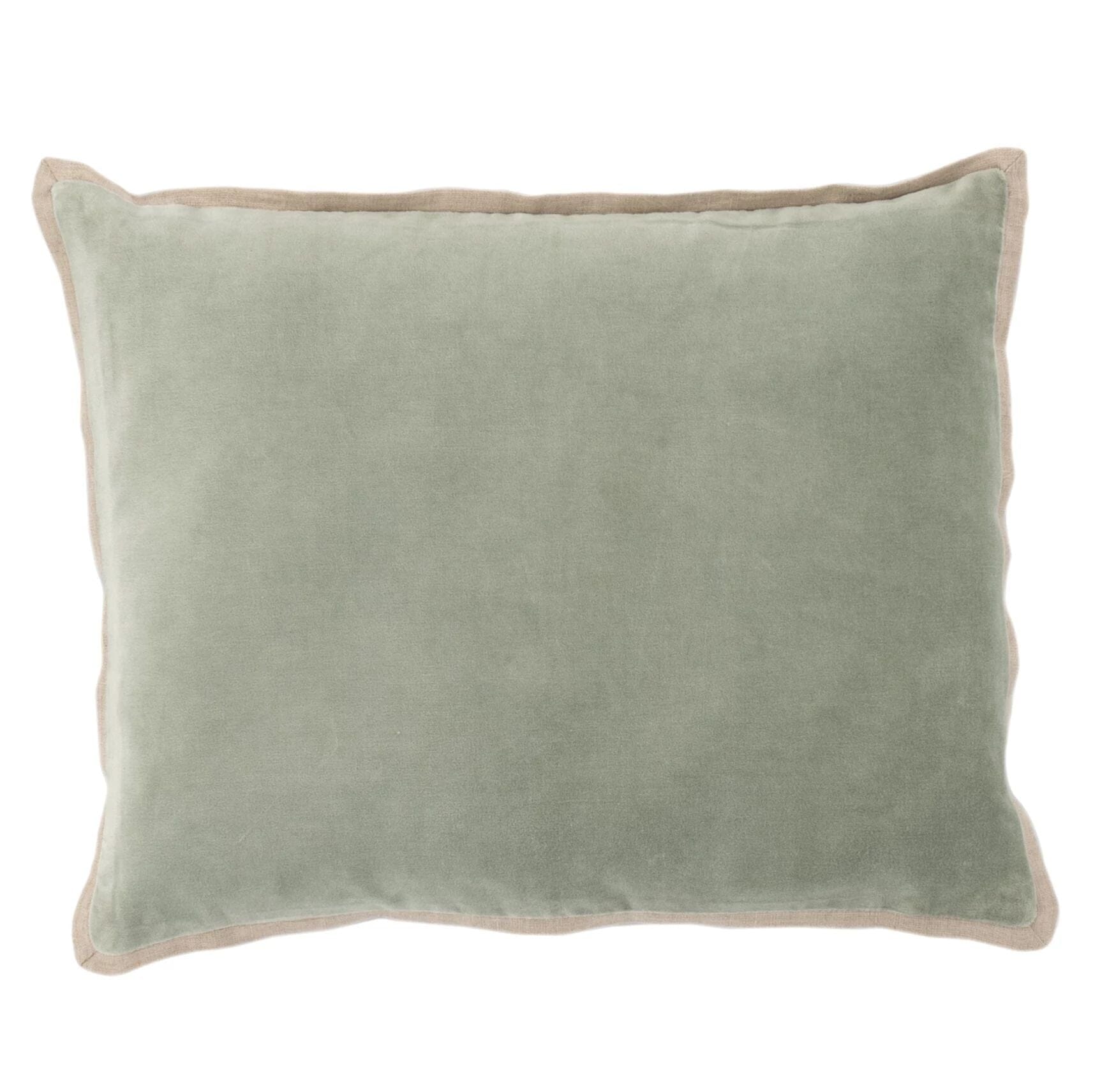 Gehry Velvet/Linen Desert Sage Decorative Pillow Pillow 