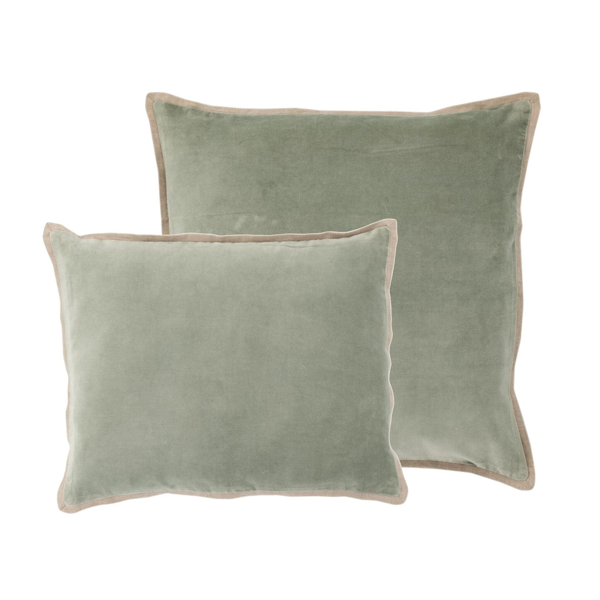Gehry Velvet/Linen Desert Sage Decorative Pillow Pillow 