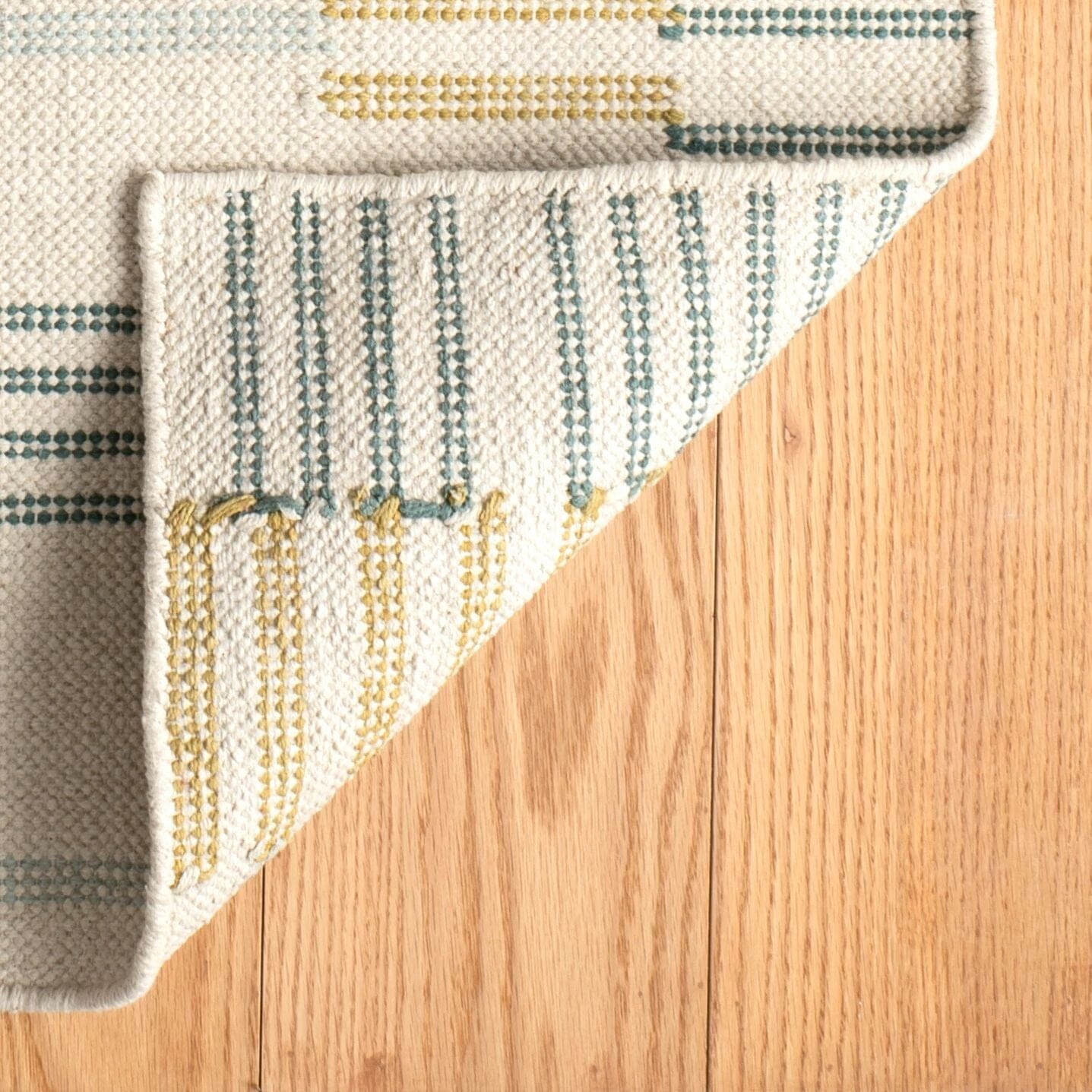 Gemma Juniper Hand Loom Knotted Cotton Rug Rugs 