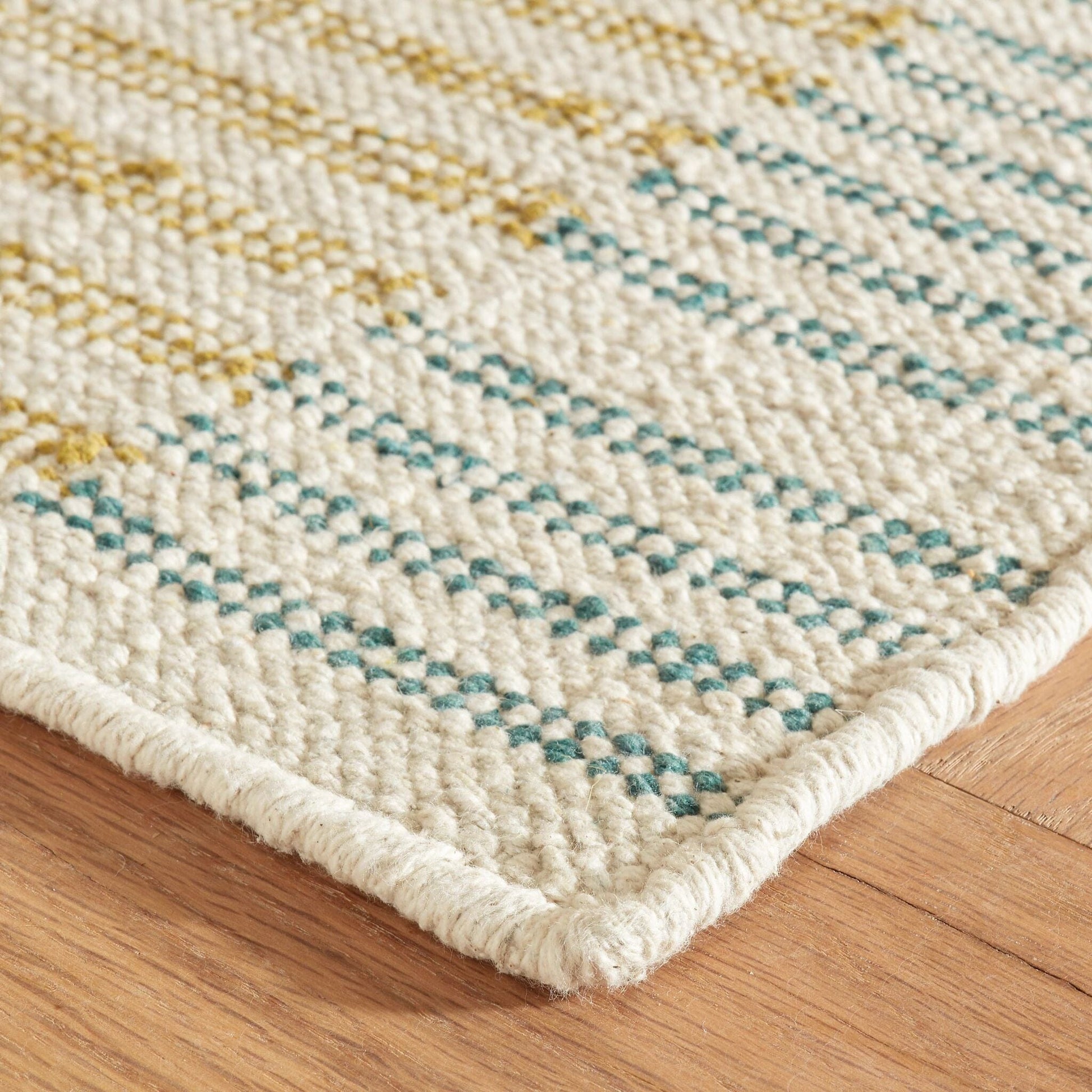 Gemma Juniper Hand Loom Knotted Cotton Rug Rugs 