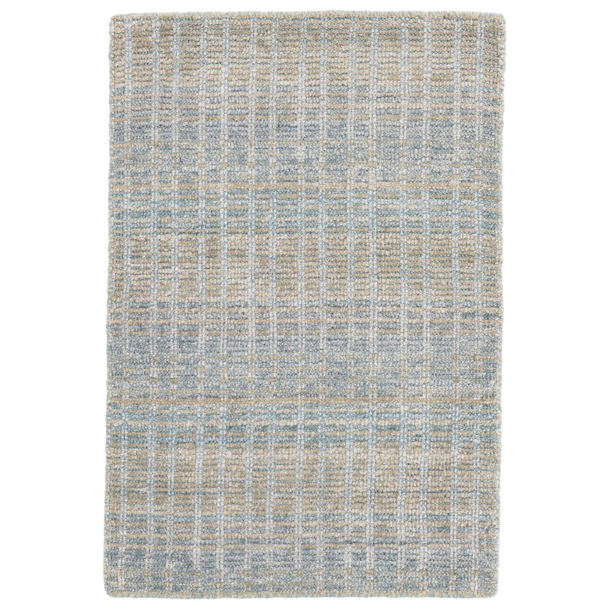 Geneva Handwoven Viscose/Cotton Rug - Blue Rugs 