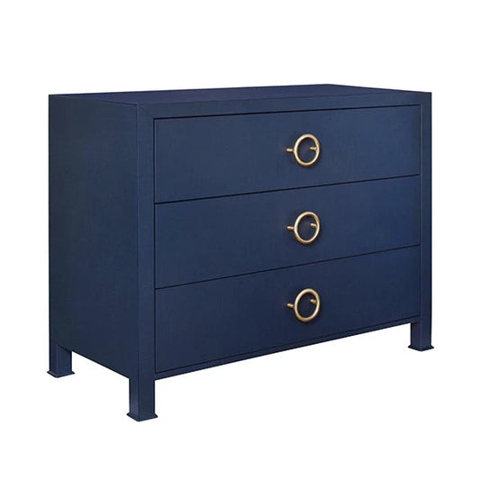 Getty Chest Accent Tables Getty Navy Linen 