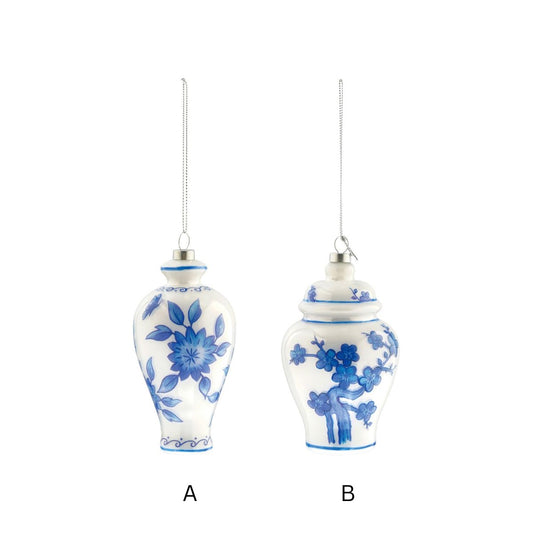 Glass Ginger Jar Ornament Objects & Accents 