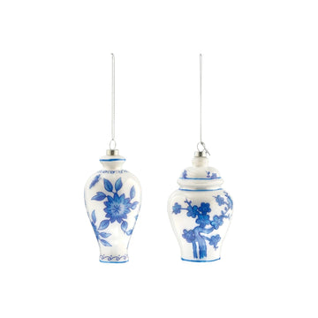 Glass Ginger Jar Ornament Objects & Accents 