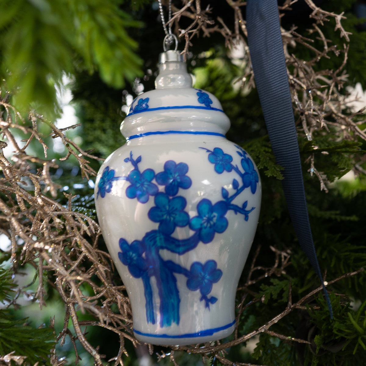 Glass Ginger Jar Ornament Objects & Accents 