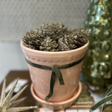 Glittered Pinecones - 24 Objects & Accents 