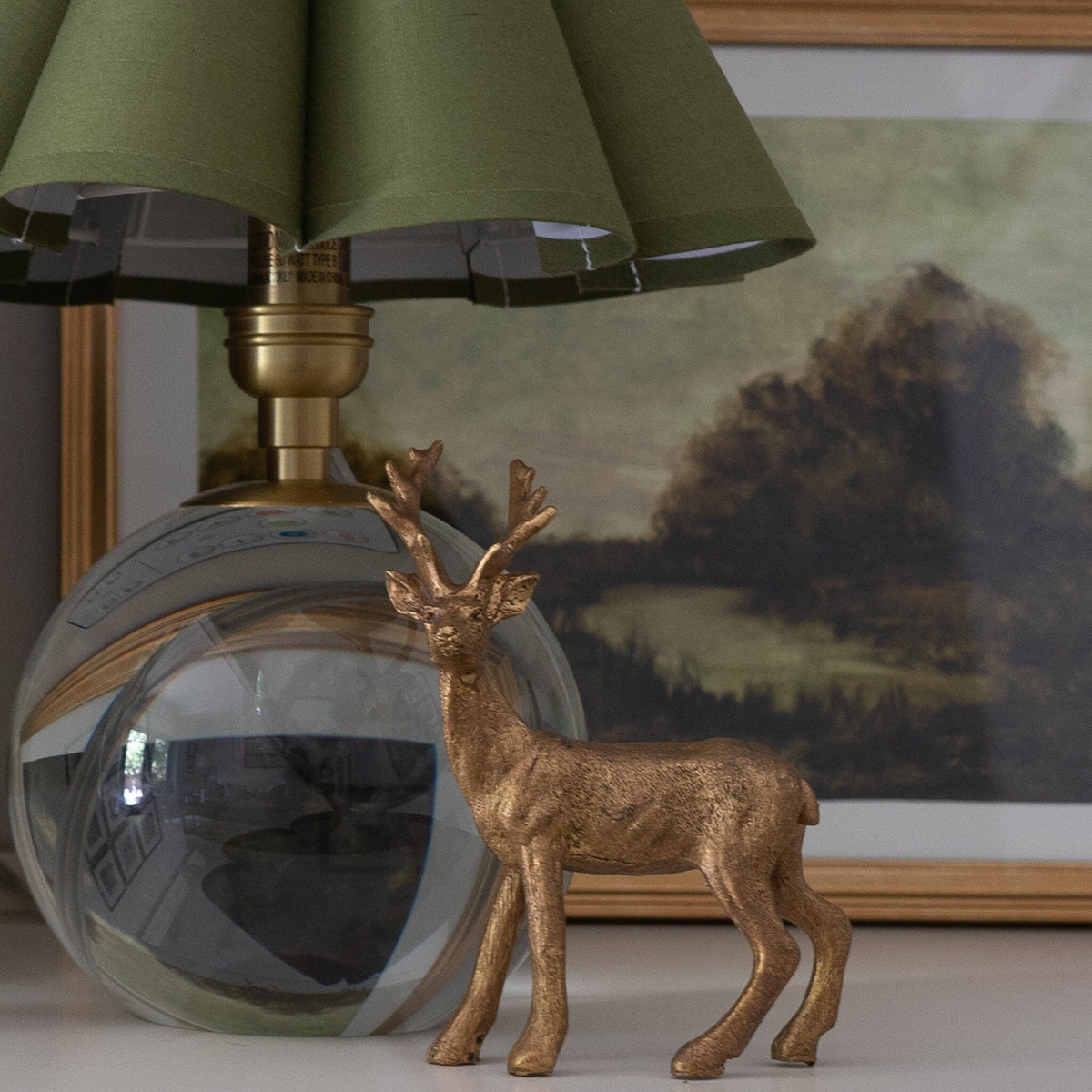 Gold Deer Objects & Accents 