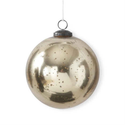 Gold Glass Ornament- 5" Objects & Accents 