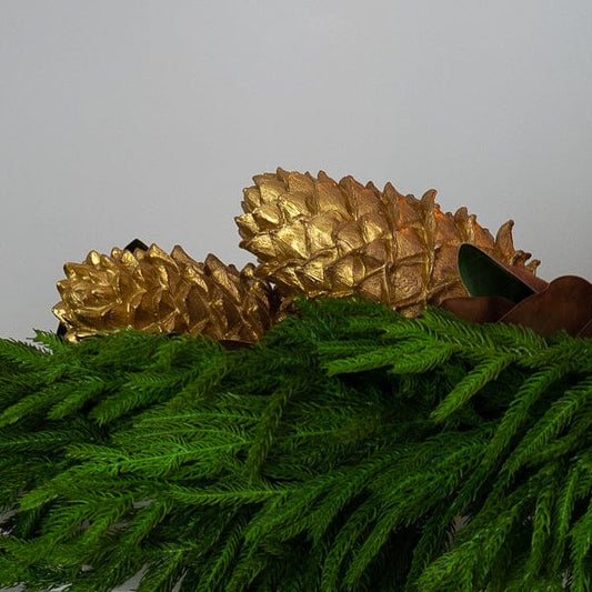 Gold Pinecone Objects & Accents 