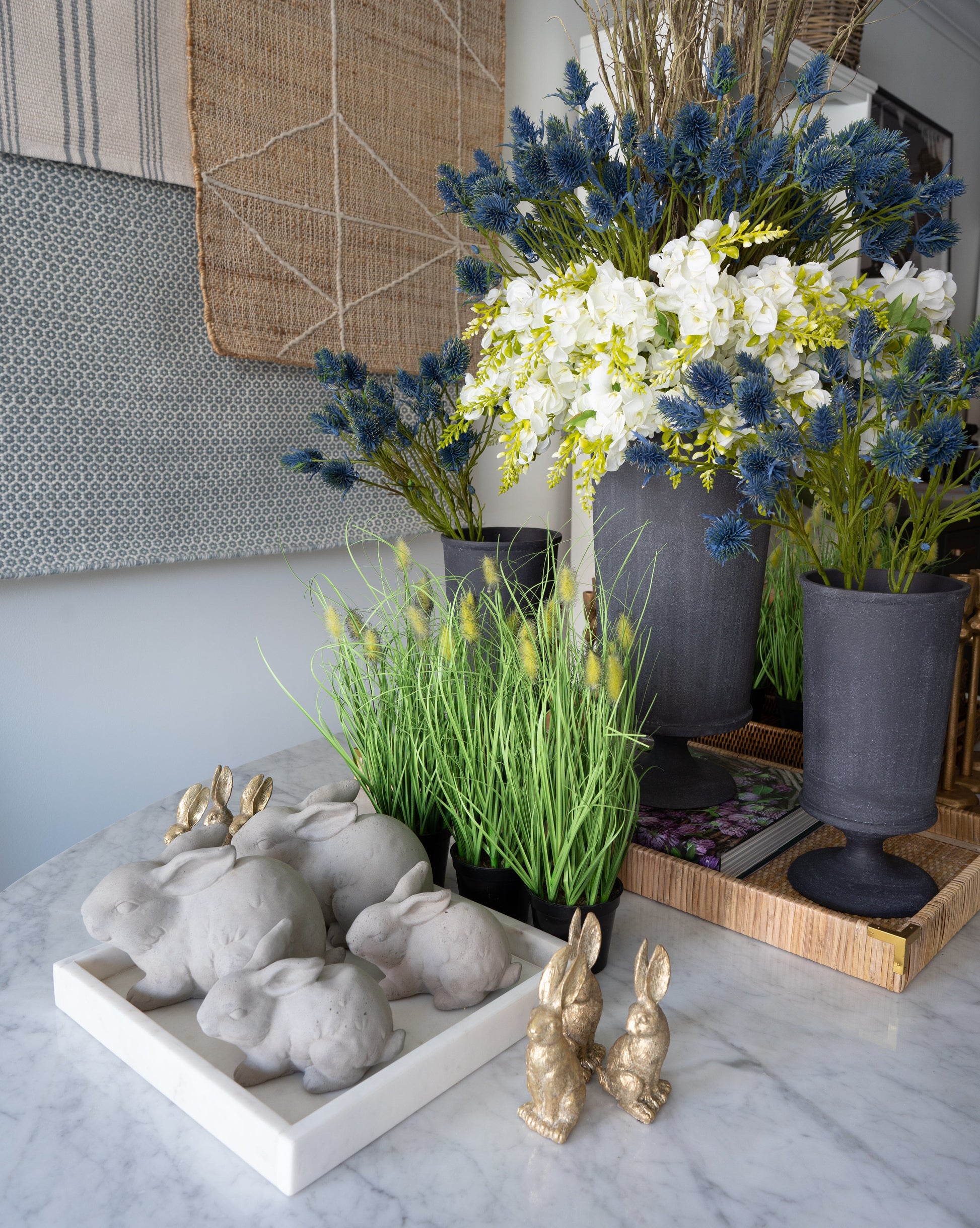 Gold Rabbit Objects & Accents 