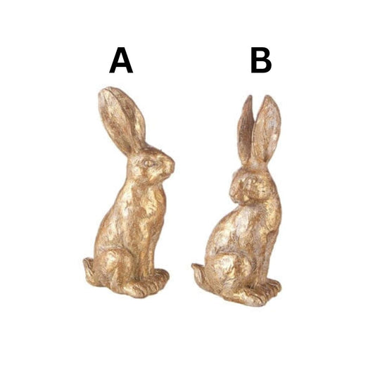 Gold Rabbit Objects & Accents 