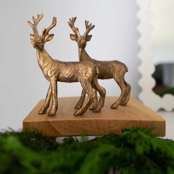 Golden Reindeer (Set of 2) Objects & Accents 