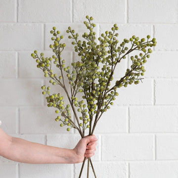 Green Berry Spray Greenery 