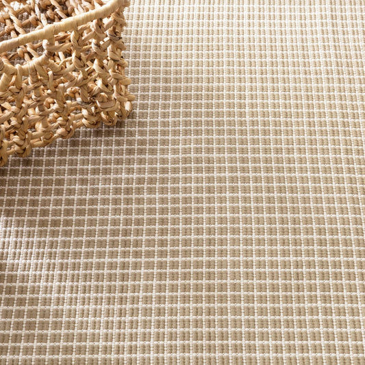 Gridiron Wheat Handwoven Indoor/Outdoor Rug Rugs 