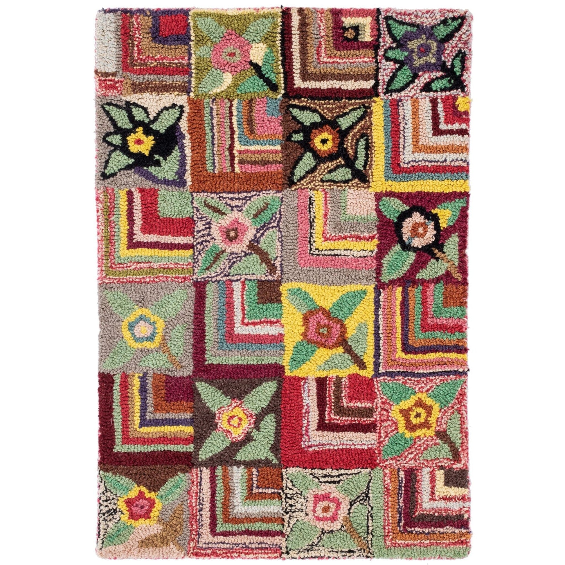 Gypsy Rose Hand Hooked Wool Rug - Multi Rugs 