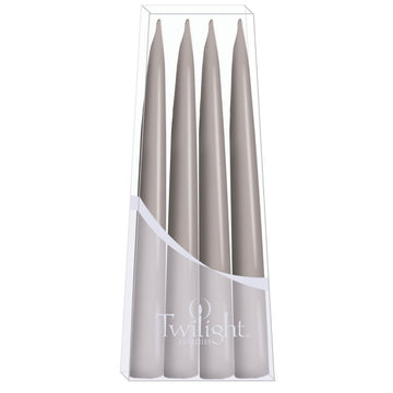 Hand-Dipped Danish Tapers - Flax - Set of 4 Candles & Home Fragrance 