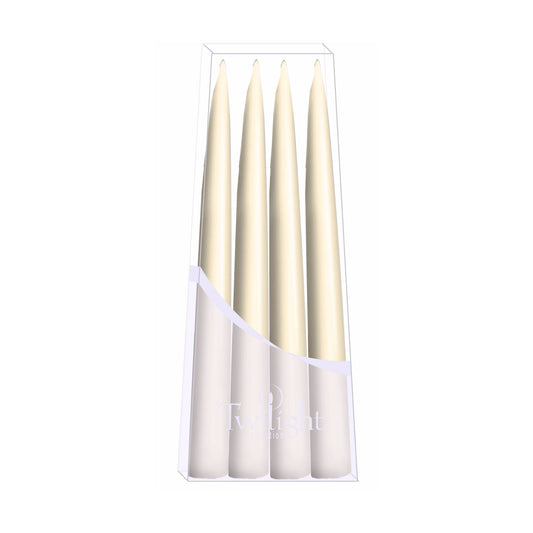 Hand-Dipped Danish Tapers - Ivory - Set of 4 Objects & Accents 