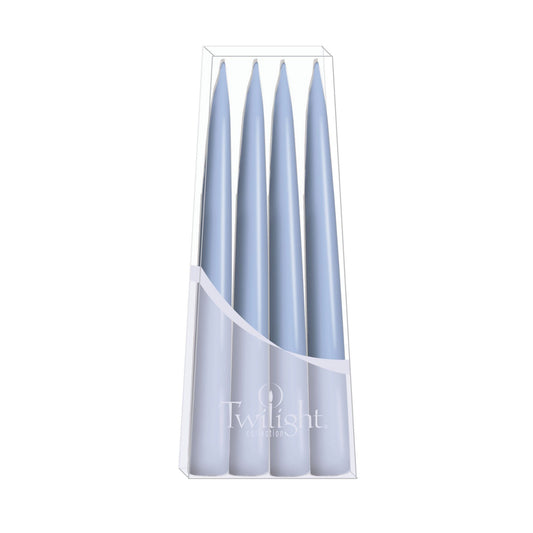 Hand-Dipped Danish Tapers - Light Blue - Set of 4 Objects & Accents 