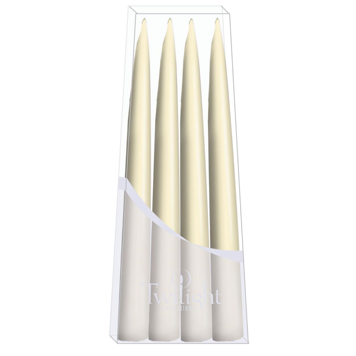 Hand-Dipped Danish Tapers - Off-White - Set of 4 Candles & Home Fragrance 