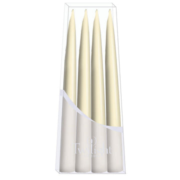 Hand-Dipped Danish Tapers - Off-White - Set of 4 Candles & Home Fragrance 